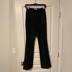 Aritzia Babaton - bootcut black trousers - size 0